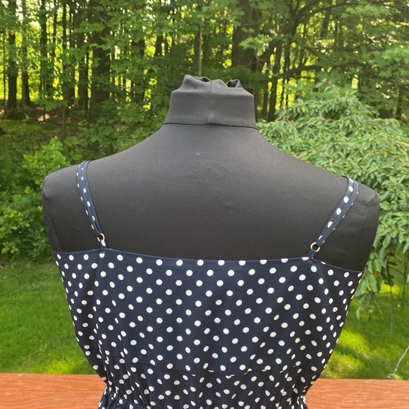 Robert Rodriguez blue and white polka dot Maxi,Excellent Condition, missing belt - Picture 8 of 14